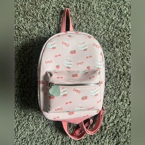 Strawberry milk backpack